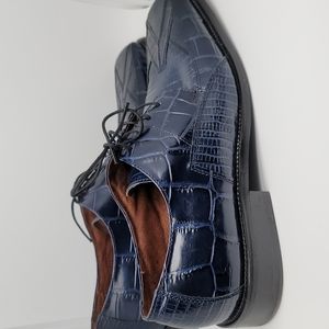 Stacy Adams Blue Snake Dress Shoes